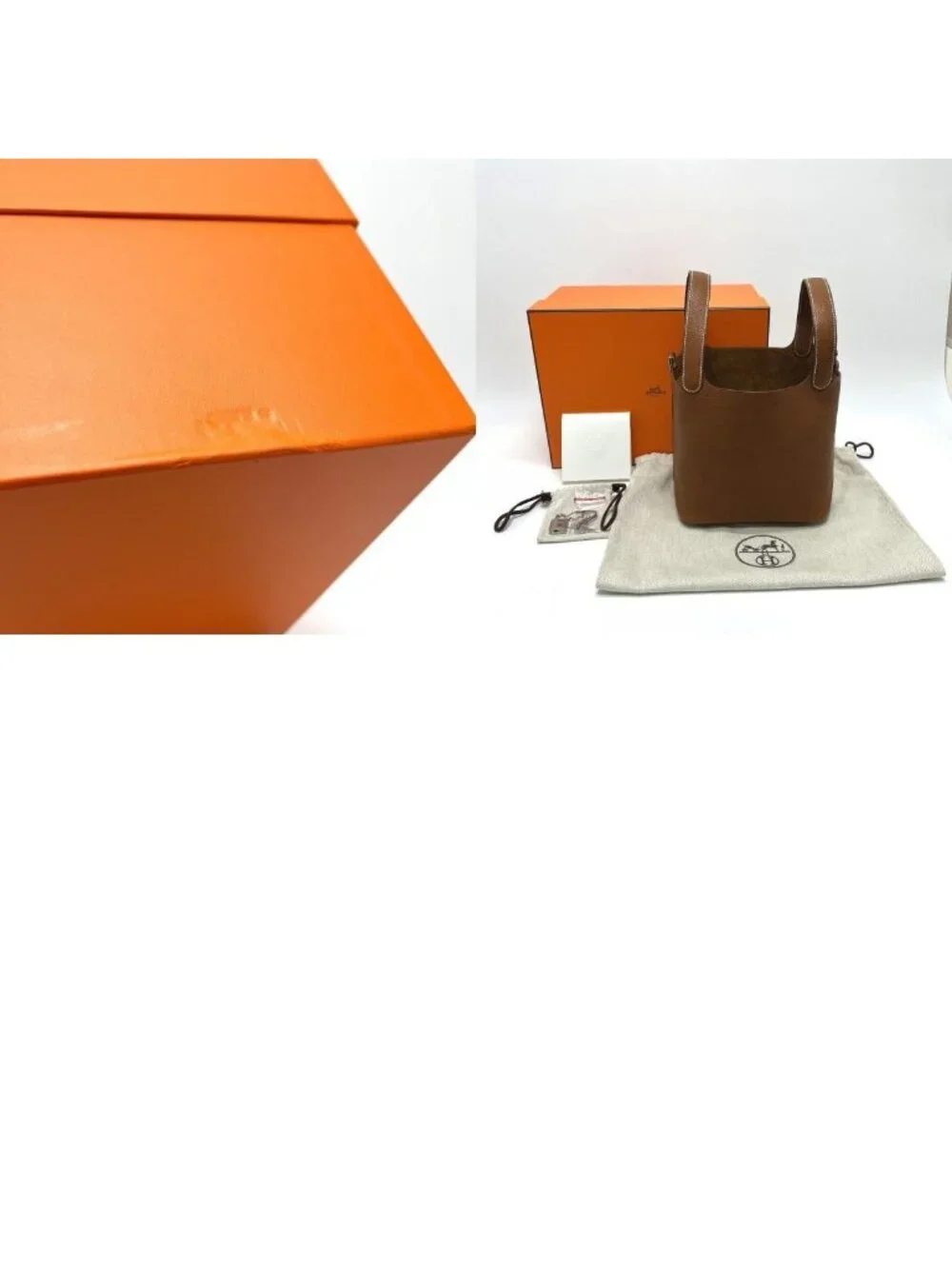 Hermes Handbag Picotin Lock PM Barenia Fauve